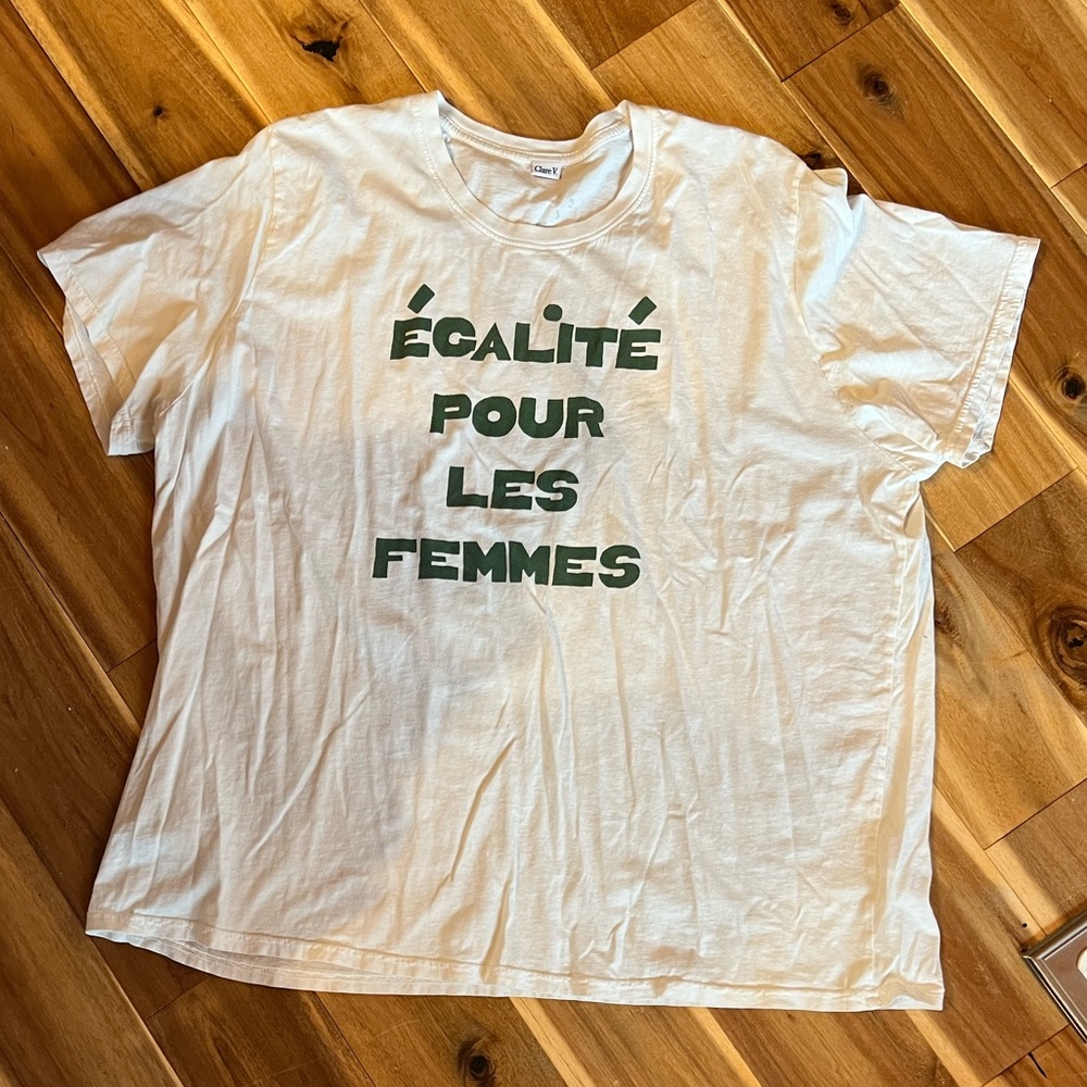 clare v tee shirt tshirt